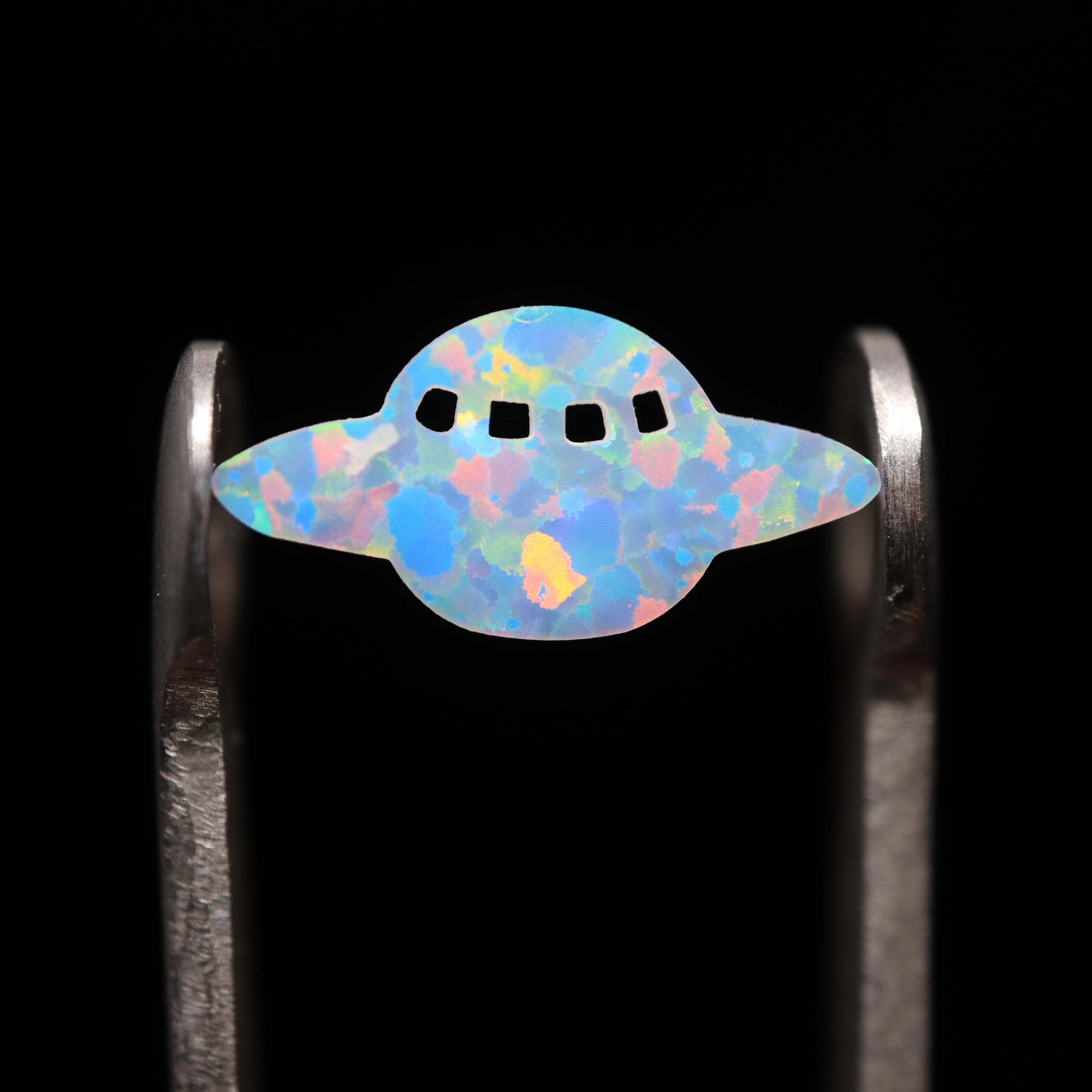 UFO 15mm White Opal