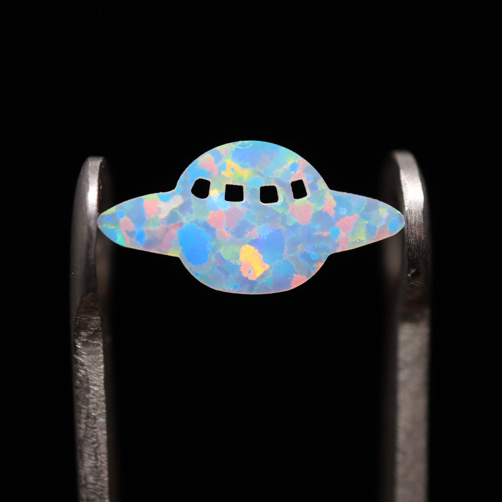 UFO 15mm White Opal